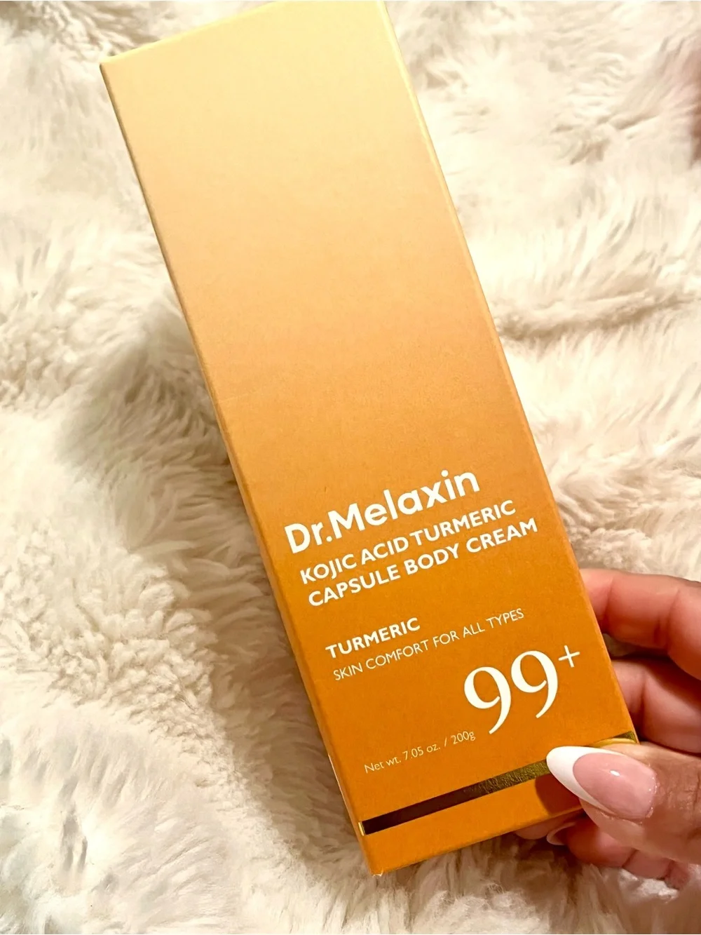 Dr. Melaxin Kojic Acid Turmeric Capsule Body Cream - Turmeric Orange
